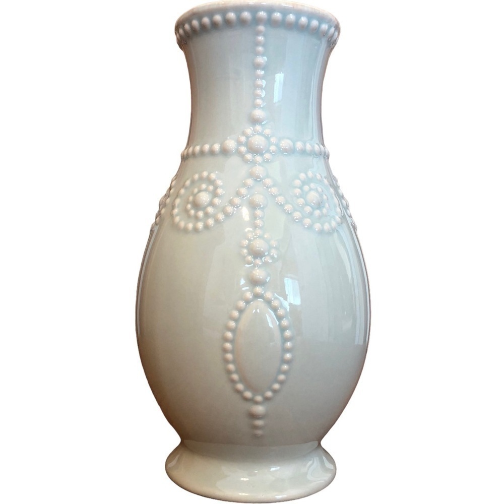 Lenox French Perle, Ice Blue, 8" Fluted Vase